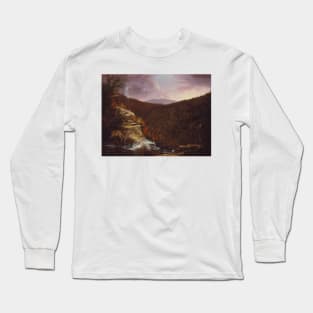 From the Top of Kaaterskill Falls by Thomas Cole Long Sleeve T-Shirt